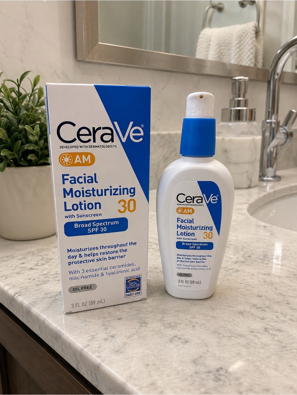 CeraVe AM Facial Moisturizing Lotion SPF 30 | 3 oz | New in Box